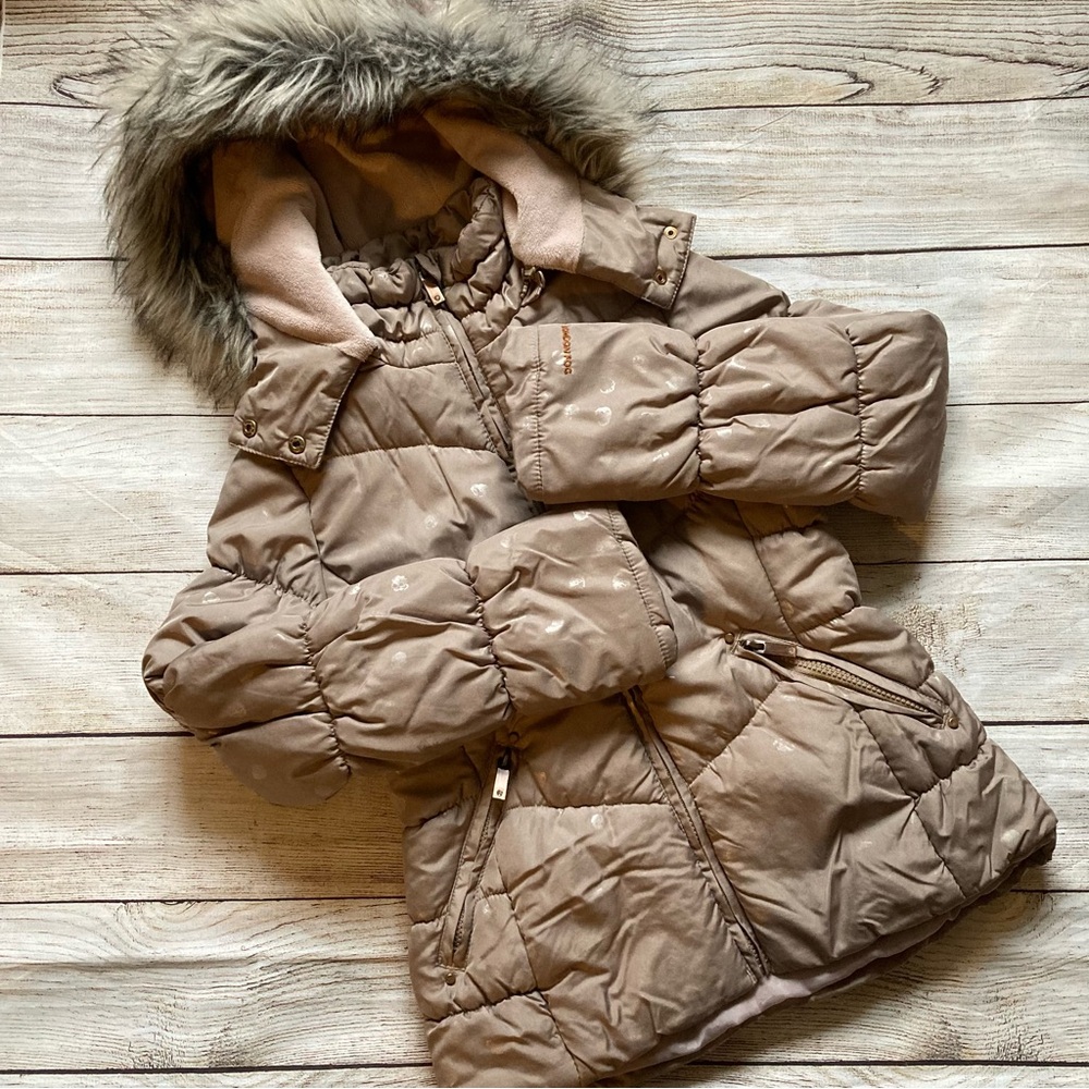 London Fog Quilted Puffer Jacket Girls Medium 10-12